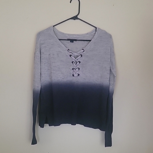 American Eagle dip dyed Ombre sweater - Picture 1 of 6